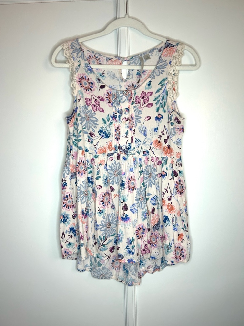 Lauren Conrad Cottagecore Floral Tank